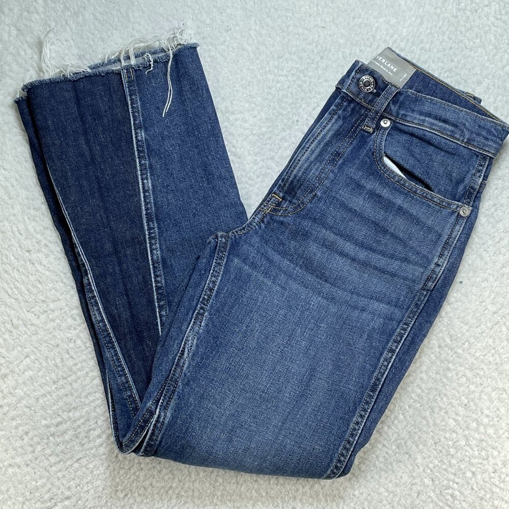 Everlane Dark Blue Flare & Wide Leg Jeans